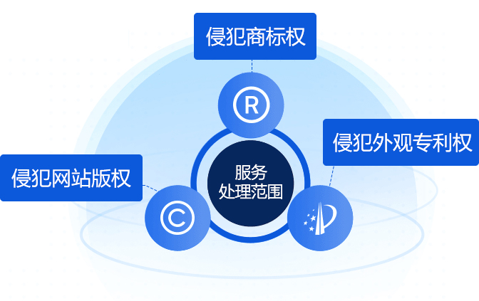 侵权内容下架服务处理范围
			